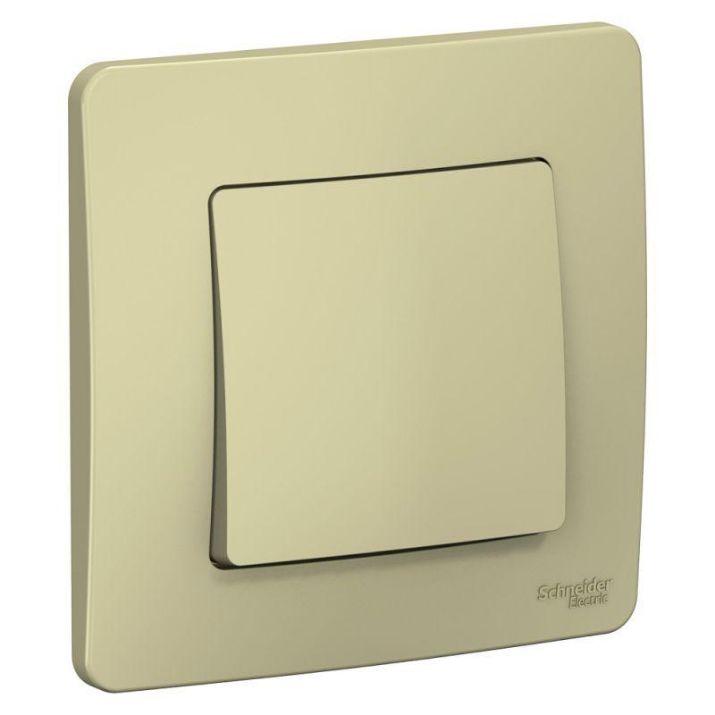 Изображение Выключатель 1-кл. СП Blanca 10А IP20 (сх. 1) 250В беж. SE BLNVS010107