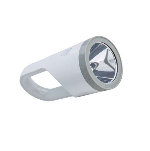 Изображение Фонарь аккумуляторный LED 5Вт + LED 19Вт аккум. 3.7В 10.8А.ч USB-шнур КОСМОС KOSAccu9105W_pearl