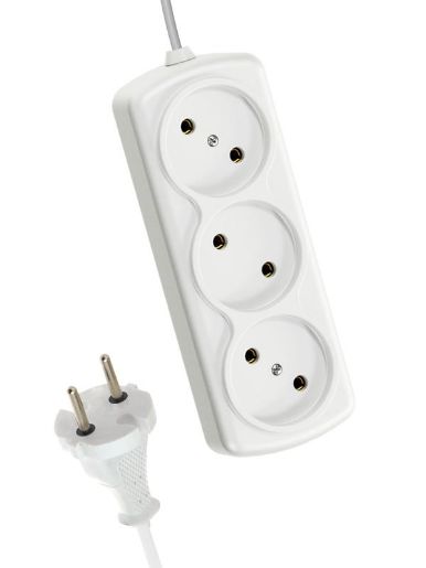 Изображение Удлинитель 3х3м 6А IP20 ШВВП 2х0.75 КОСМОС YKsm3m-3g(6A)E