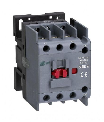 Изображение Контактор КМ-102 3п 32А 1НО 230В AC DEKraft 22005DEK