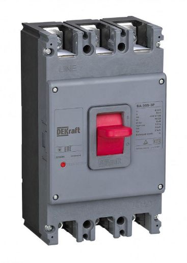 Изображение Выключатель автоматический 3п 315А 35кА ВА-305 DEKraft 22760DEK