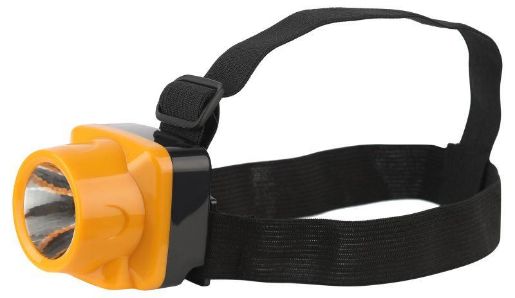 Изображение Фонарь аккумуляторный налобный TG1 1LED яркий аккум. 4В 0.5А.ч ЗУ 220В Трофи Б0053033