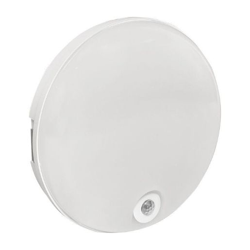 Изображение Светильник светодиодный ЖКХ круг ДПО-2200 12Вт 6500К IP65 с инфракрасным датчиком движения PROxima EKF BKL-2200DI-R-12-6500