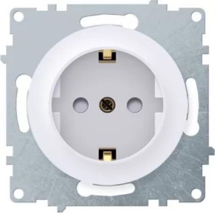 Изображение Розетка 1-м СП Florence 16А IP20 с заземл. защ. шторки винт. клеммы механизм бел. 1E10101300 OneKeyElectro 2172764
