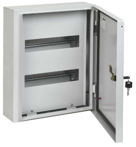 Изображение Корпус металлический ЩРн-24 (410х330х120мм) IP54 TITAN 3 IEK MKM11-N-24-54-Z