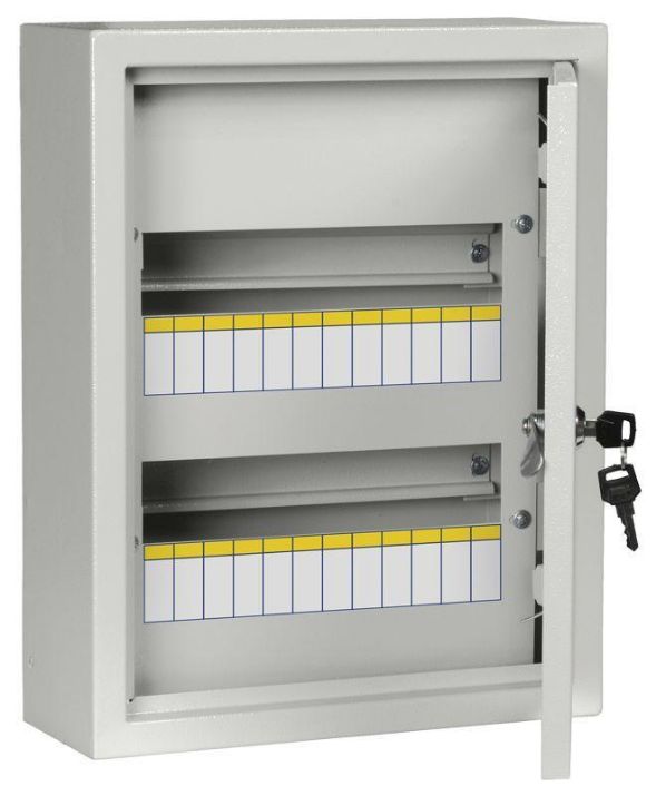 Изображение Корпус металлический ЩРн-24 (395х310х120мм) IP31 TITAN 3 IEK MKM14-N-24-31-Z