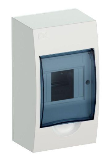 Изображение Корпус ЩРН-П-4 Krepta 3 IP41 навесной пластик. бел. IEK MKP12-N-04-40-20
