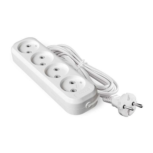 Изображение Удлинитель 4х5м без заземл. 6А IP20 У6-766 ШВВП 2х0.75 UNIVersal 9631944