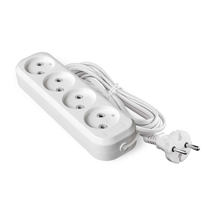 Изображение Удлинитель 4х5м без заземл. 6А IP20 У6-766 ШВВП 2х0.75 UNIVersal 9631944