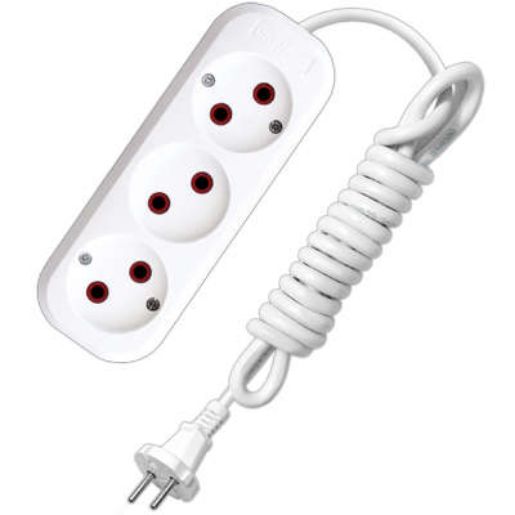 Изображение Удлинитель 3х7м без заземл. 10А IP20 У6-639М ПВС 2х1 UNIVersal 639М-07