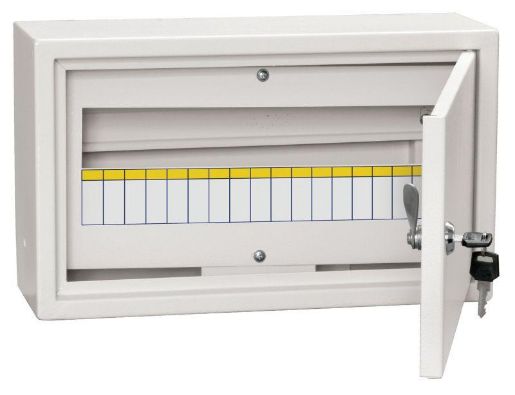 Изображение Корпус металлический ЩРн-18 (265х440х120мм) IP31 бел. TITAN 3 IEK MKM13-N-18-31-Z