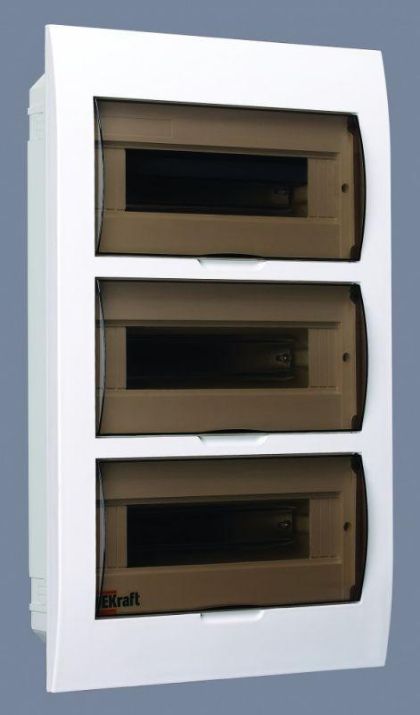 Изображение Корпус встраиваемый ЩРВ-П-36 50х36х10 36мод. IP41 пластик. DEKraft 31007DEK