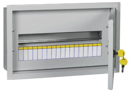 Изображение Корпус металлический ЩРв-18 (265х440х120мм) IP31 TITAN 3 IEK MKM14-V-18-30-T