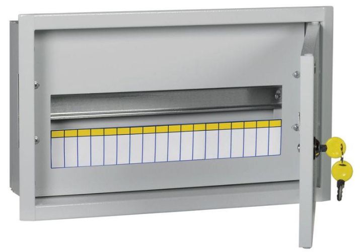 Изображение Корпус металлический ЩРв-18 (265х440х120мм) IP31 TITAN 3 IEK MKM14-V-18-30-T