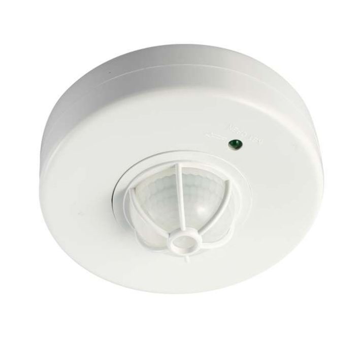 Изображение Датчик движения PMS-IR 024 1200Вт 360град. 2-6м IP20 WH JazzWay 5012974