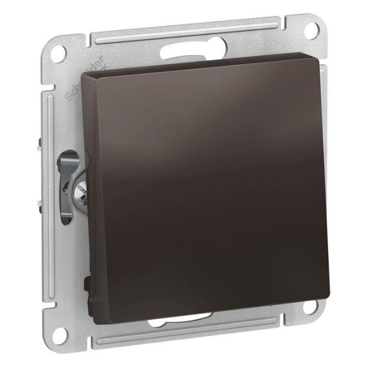 Изображение Переключатель проходной 1-кл. СП AtlasDesign 10А IP20 (сх. 6) 10AX механизм мокко SE ATN000661