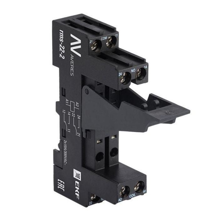 Изображение Разъем для реле РM slim 22/2 AVERES EKF rms-22-2