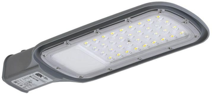 Изображение Светильник светодиодный ДКУ 1012-50Ш 5000К IP65 сер. IEK LDKU1-1012-050-5000-K03