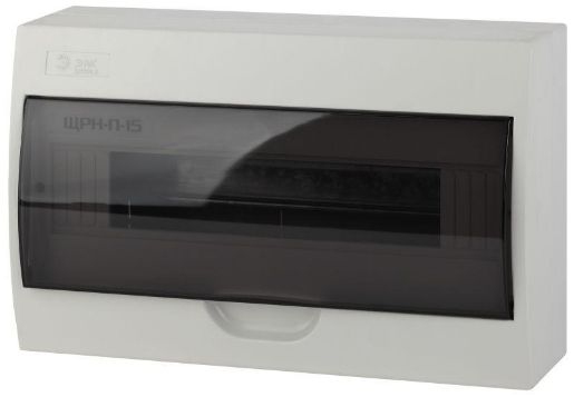 Изображение Бокс ЩРН-П-15 мод. навесной пластик IP41 SIMPLE NO-box_simple-plastic_15_surface ЭРА Б0041526