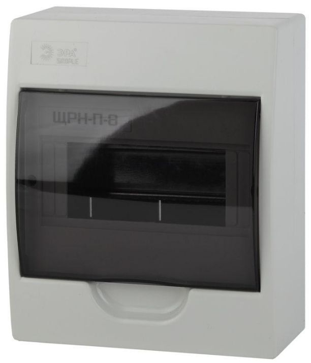 Изображение Бокс ЩРН-П-8 мод. навесной пластик IP41 SIMPLE NO-box_simple-plastic_8_surface ЭРА Б0041523