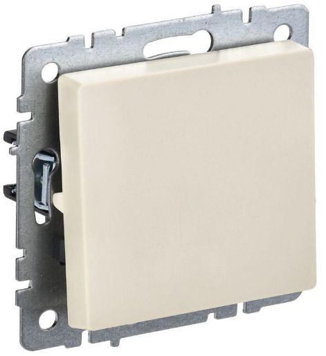 Изображение Выключатель 1-кл. СП BRITE ВС10-1-0-БрКр 10А беж. IEK BR-V10-0-10-K10