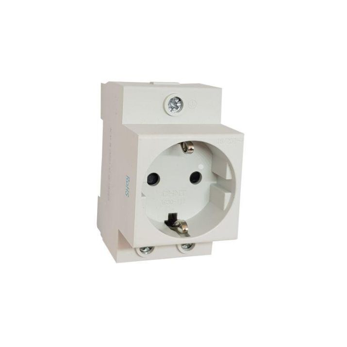 Изображение Розетка AC 30-111 с заземл. контактом на DIN-рейку (R) CHINT 775001