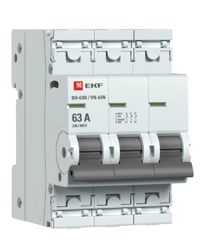 Изображение Выключатель нагрузки 3п 63А ВН-63N PROxima EKF S63363
