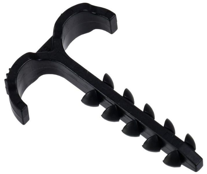 Изображение Дюбель-хомут Т-образ. 4-12мм нейлон черн. (уп.100шт) IEK UDH11-04-12-100-K02