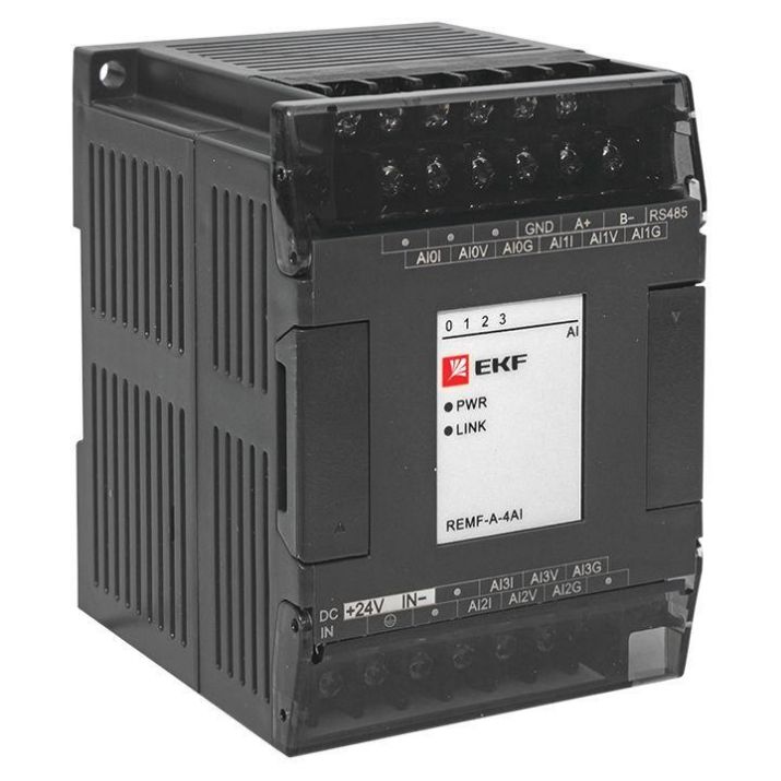 Изображение Модуль аналогового ввода REMF 4 PRO-Logic EKF REMF-A-4AI