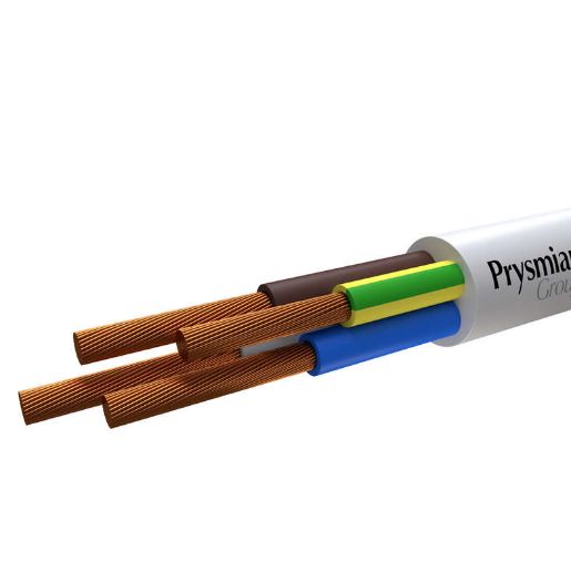 Изображение Провод ПВС 4х1.5 Б (бухта) (м) РЭК-PRYSMIAN 0104040201