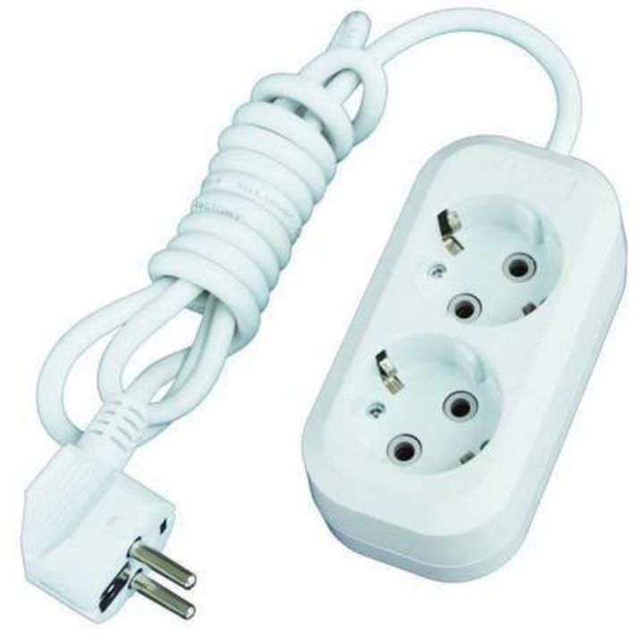 Изображение Удлинитель 2х7м с заземл. 10А IP20 Е-302 ПВС 3х1 АБС-пластик UNIVersal 9631975