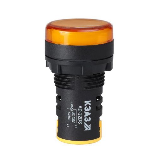Изображение Лампа AD22DS(LED) матрица 22мм 230В желт. КЭАЗ 238573
