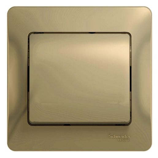 Изображение Выключатель 1-кл. СП Glossa 10А IP20 (сх. 1) 10AX в сборе титан SE GSL000412
