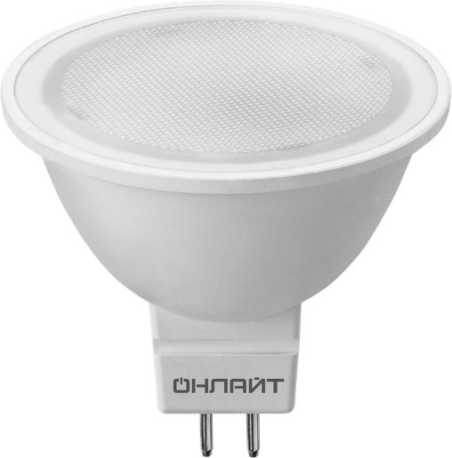 Изображение Лампа светодиодная 71 638 OLL-MR16-5-230-4K-GU5.3 5Вт 4000К нейтр. бел. GU5.3 370лм 176-264В ОНЛАЙТ 71638