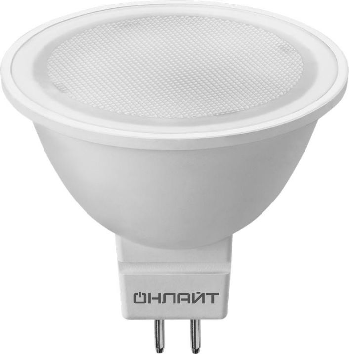 Изображение Лампа светодиодная 71 638 OLL-MR16-5-230-4K-GU5.3 5Вт 4000К нейтр. бел. GU5.3 370лм 176-264В ОНЛАЙТ 71638