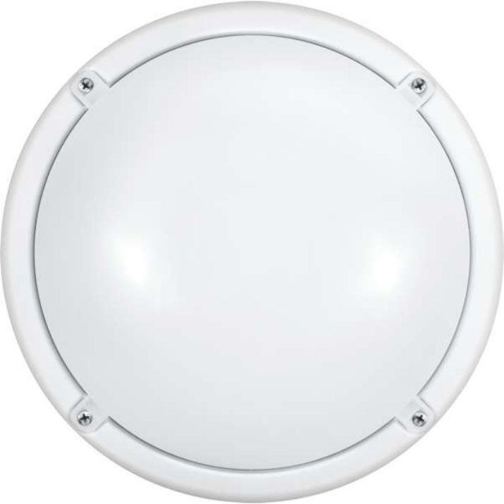 Изображение Светильник светодиодный 71 622 OBL-R1-7-4K-WH-IP65-LED-SNRV 7Вт 4000К IP65 520лм ЖКХ с оптико-акустич. датчиком круг бел. (аналог НПП) ОНЛАЙТ 71622