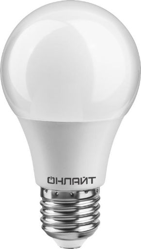 Изображение Лампа светодиодная 61 141 OLL-A60-12-230-6.5K-E27 12Вт грушевидная ОНЛАЙТ 61141