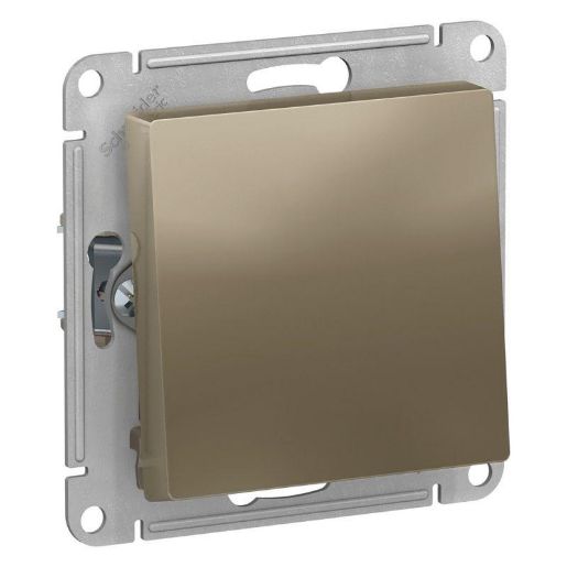 Изображение Переключатель проходной 1-кл. СП AtlasDesign 10А IP20 (сх. 6) 10AX механизм шампань SE ATN000561