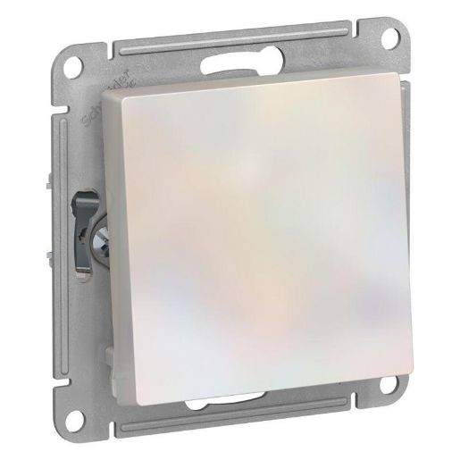 Изображение Переключатель проходной 1-кл. СП AtlasDesign 10А IP20 (сх. 6) 10AX механизм жемчуж. SE ATN000461