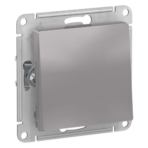 Изображение Переключатель проходной 1-кл. СП AtlasDesign 10А IP20 (сх. 6) 10AX механизм алюм. SE ATN000361