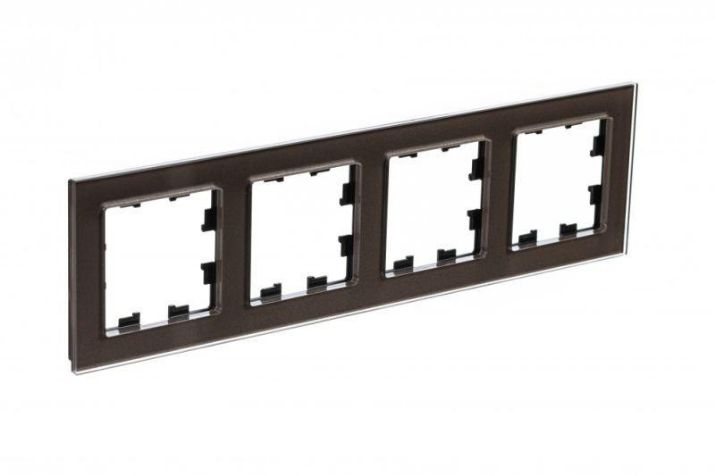 Изображение Рамка 4-м AtlasDesign Nature стекло мокко SE ATN320604