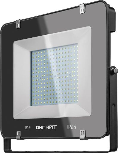 Изображение Прожектор светодиодный 14 344 OFL-150-6.5K-BL-IP65-LED 150Вт 6500К IP65 12000лм черн. ОНЛАЙТ 14344