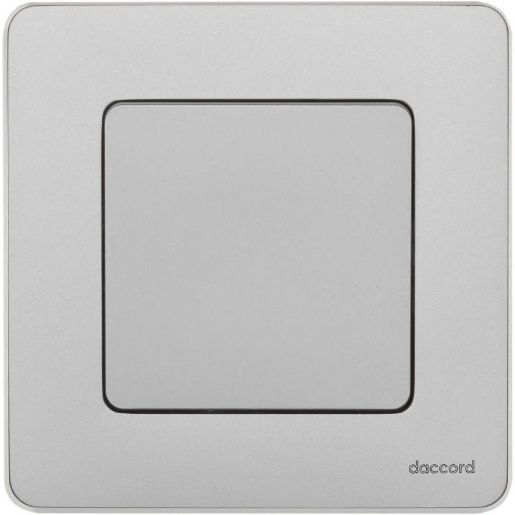 Изображение Механизм переключателя 1-кл. Inspiria 10А IP20 250В 10AX алюм. Leg 673652