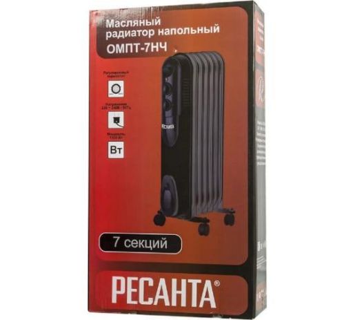 Изображение Радиатор масляный ОМПТ- 7НЧ Ресанта 67/3/13