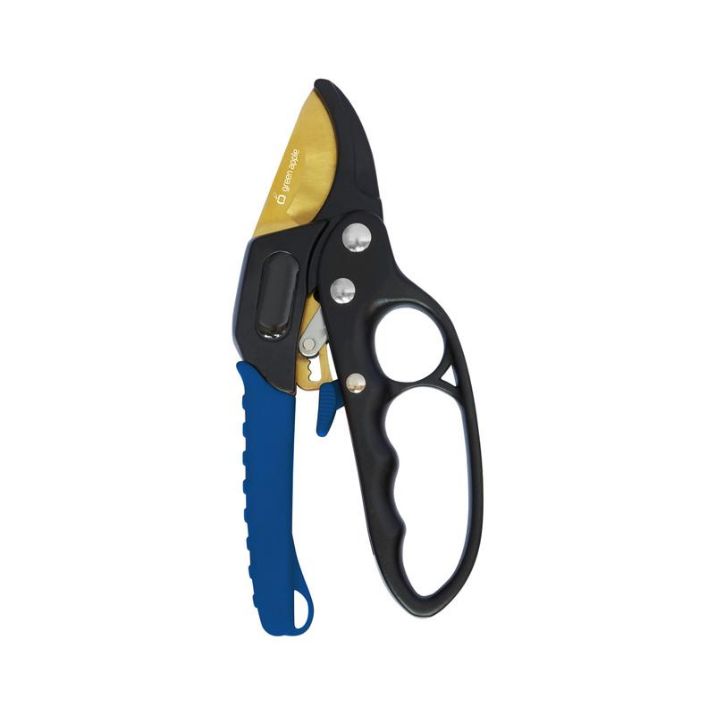 Изображение Секатор контактный с храповым механизмом Green Apple Б0044343