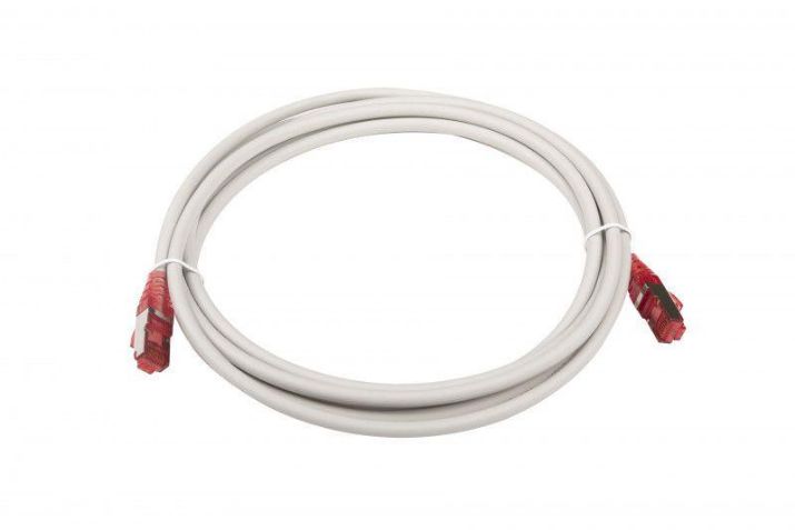 Изображение Патч-корд PC-LPM-STP-RJ45-RJ45-C5e-3M-LSZH-GY F/UTP экранир. кат.5e LSZH 3м сер. Hyperline 42338