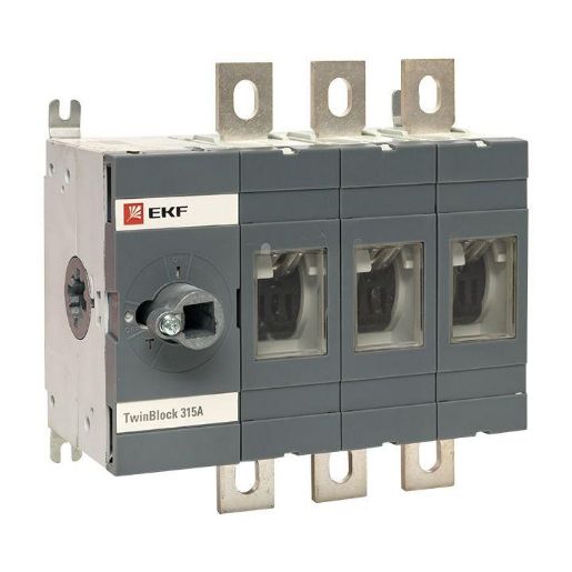 Изображение Рубильник 3п 315А без рукоятки управления TwinBlock PROxima EKF tb-s-315-3p