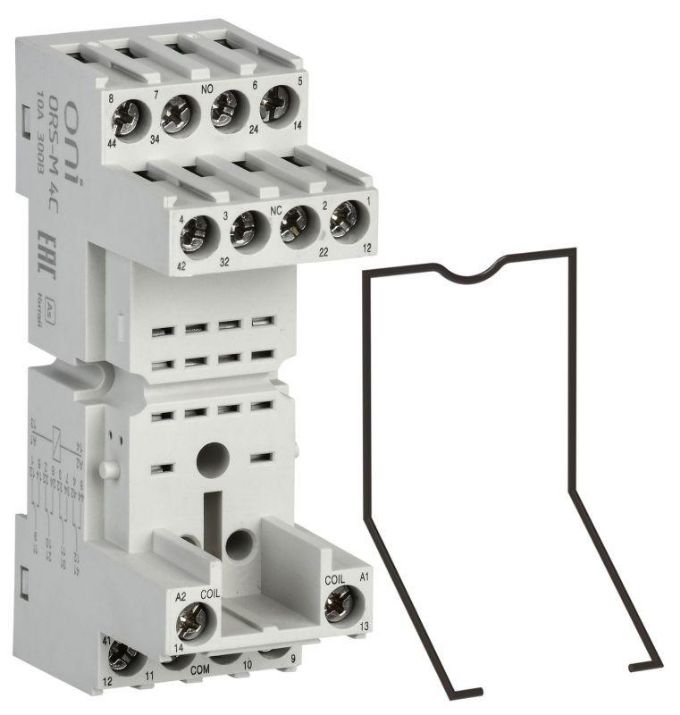 Изображение Розетка ORS-M для реле ORM 4C ONI ORS-M-1-4-G