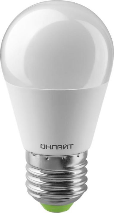 Изображение Лампа светодиодная 90 114 OLL-G45-10-230-6.5K-E27-PROMO ОНЛАЙТ 90114