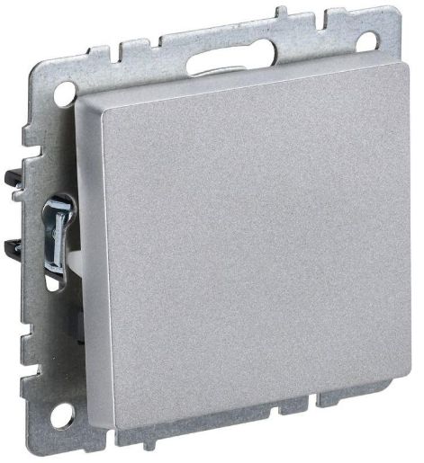 Изображение Выключатель 1-кл. СП BRITE ВС10-1-0-БрА 10А алюм. IEK BR-V10-0-10-K47